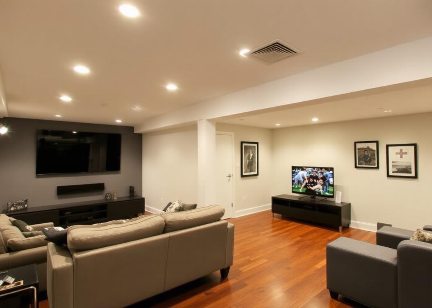 Basement Finishing project in Hamilton